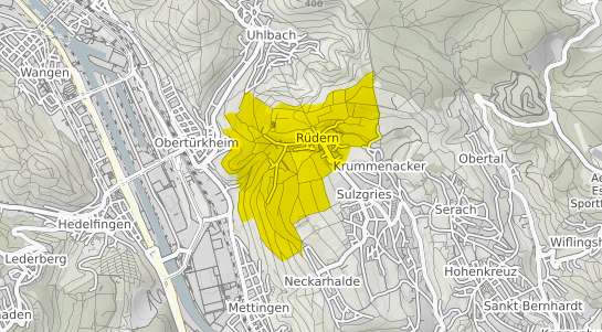 Immobilienpreisekarte Esslingen am Neckar Rüdern